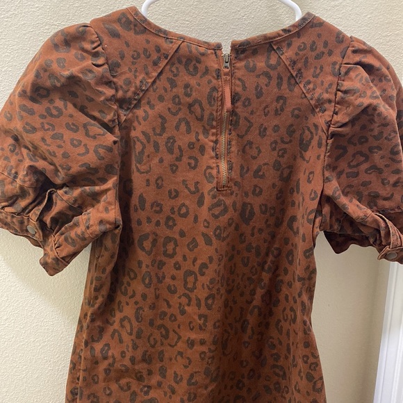 Universal thread Jean leopard print dress - Picture 4 of 4